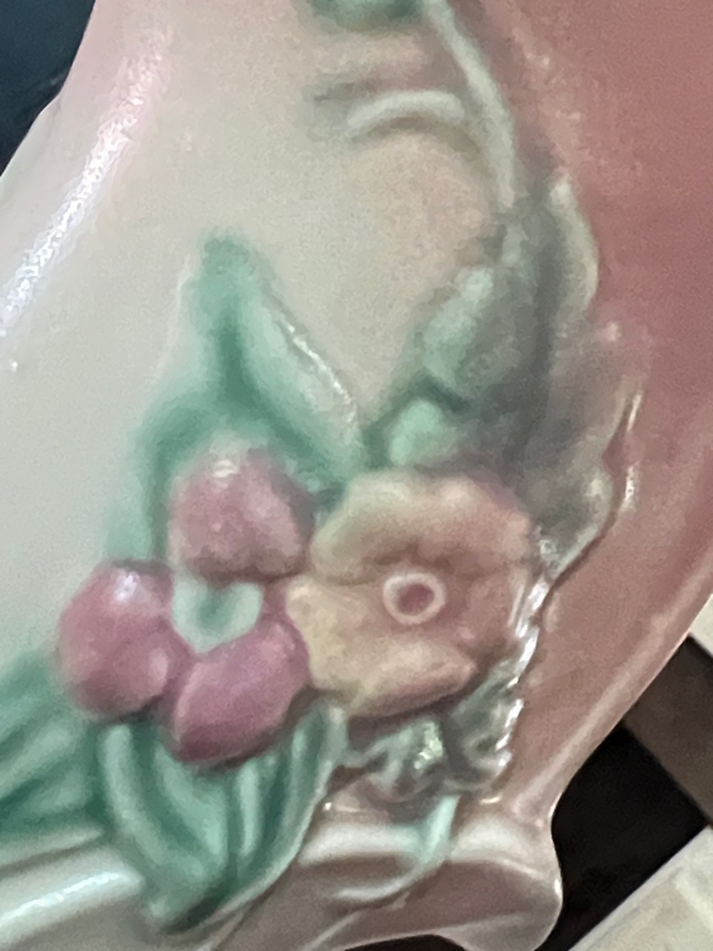 Vintage Hull Pottery-Pink and Blue Floral Ceramic Vase - Decorative Home Art - Picture 10 of 17